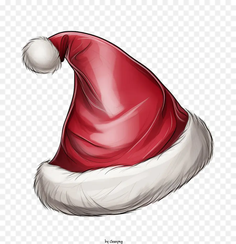 Papai Noel Hat，Chapéu De Papai Noel PNG