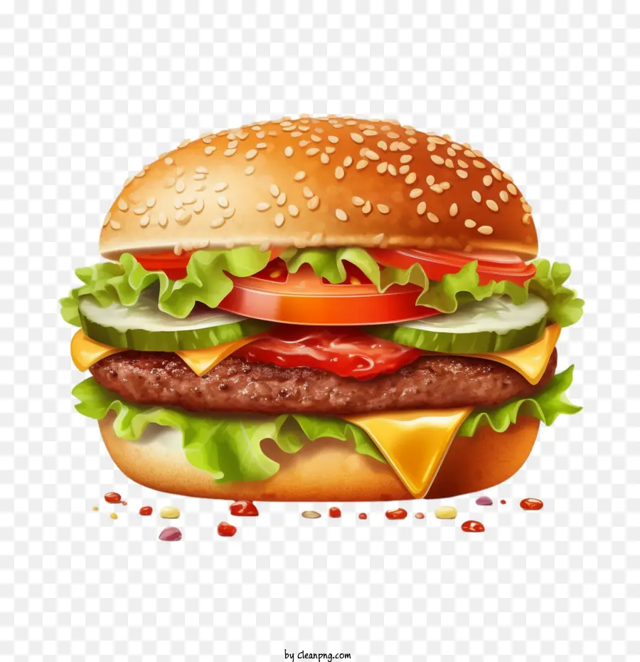 Hamburger，Hambúrguer PNG