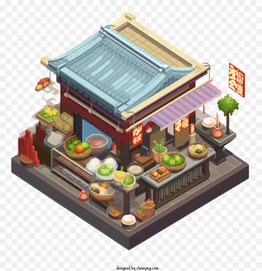 Edifício Japonês，Restaurante PNG