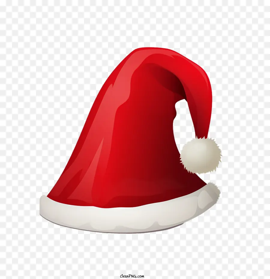 Papai Noel Hat，Chapéu De Papai Noel Vermelho PNG