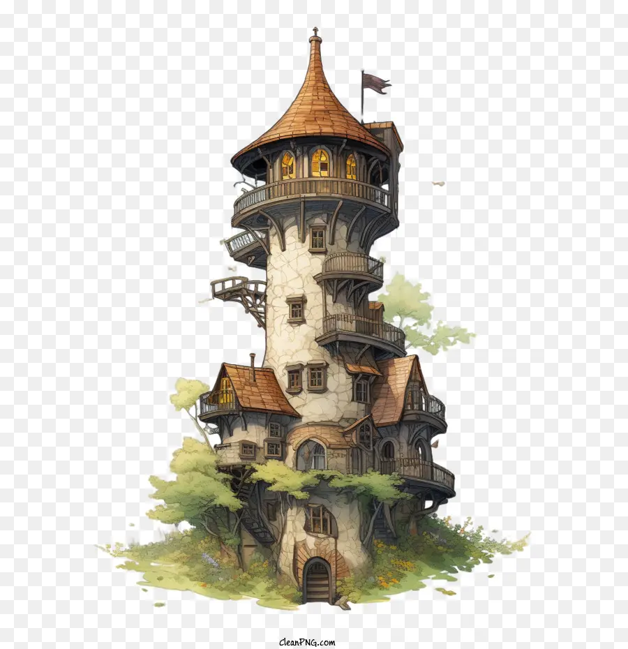 Torre Do Wizards，Castelo PNG