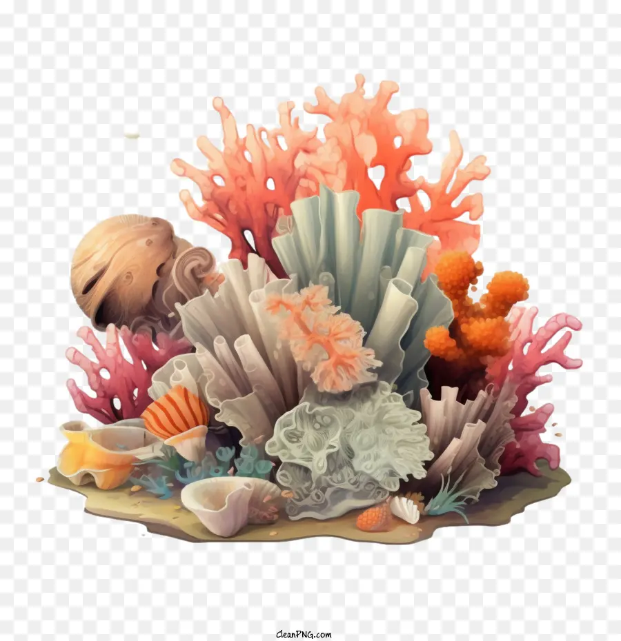 Os Recifes De Coral，Coral PNG