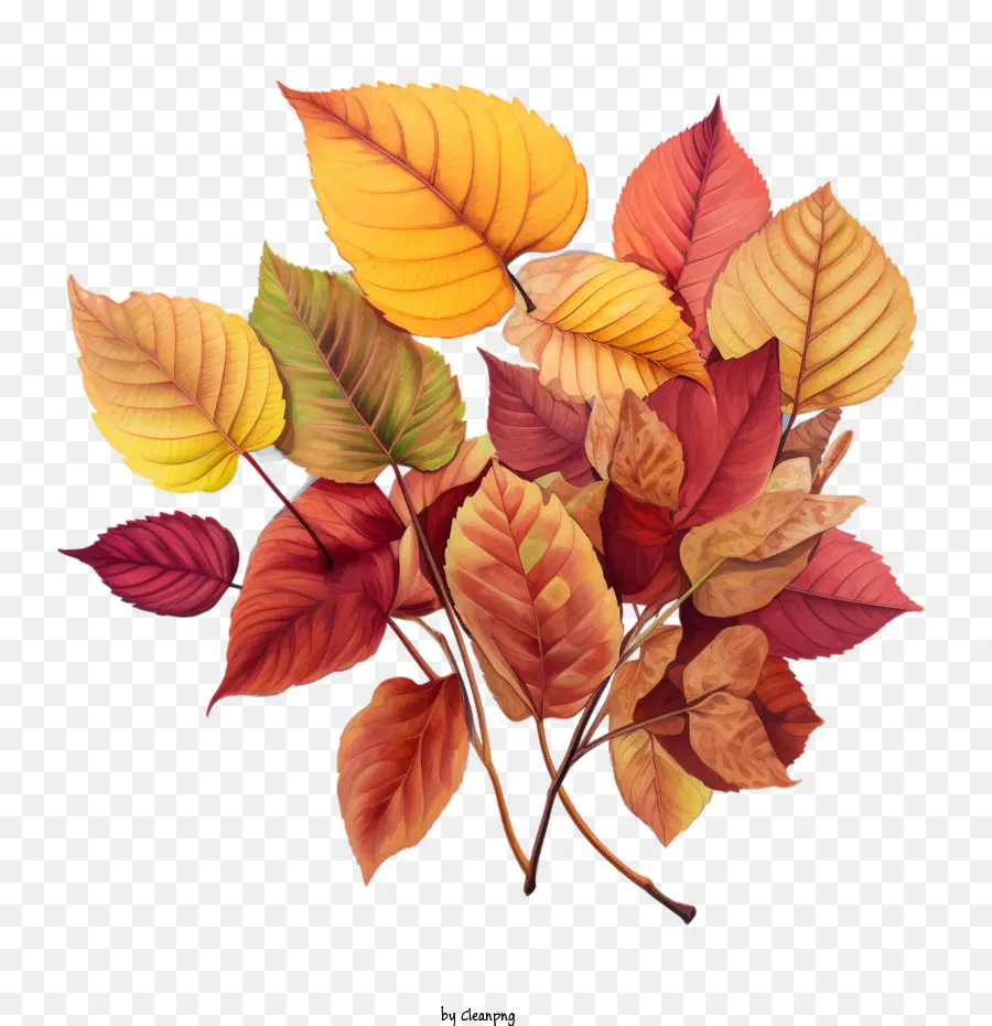 Autumn Leaves，Folhas De Outono PNG