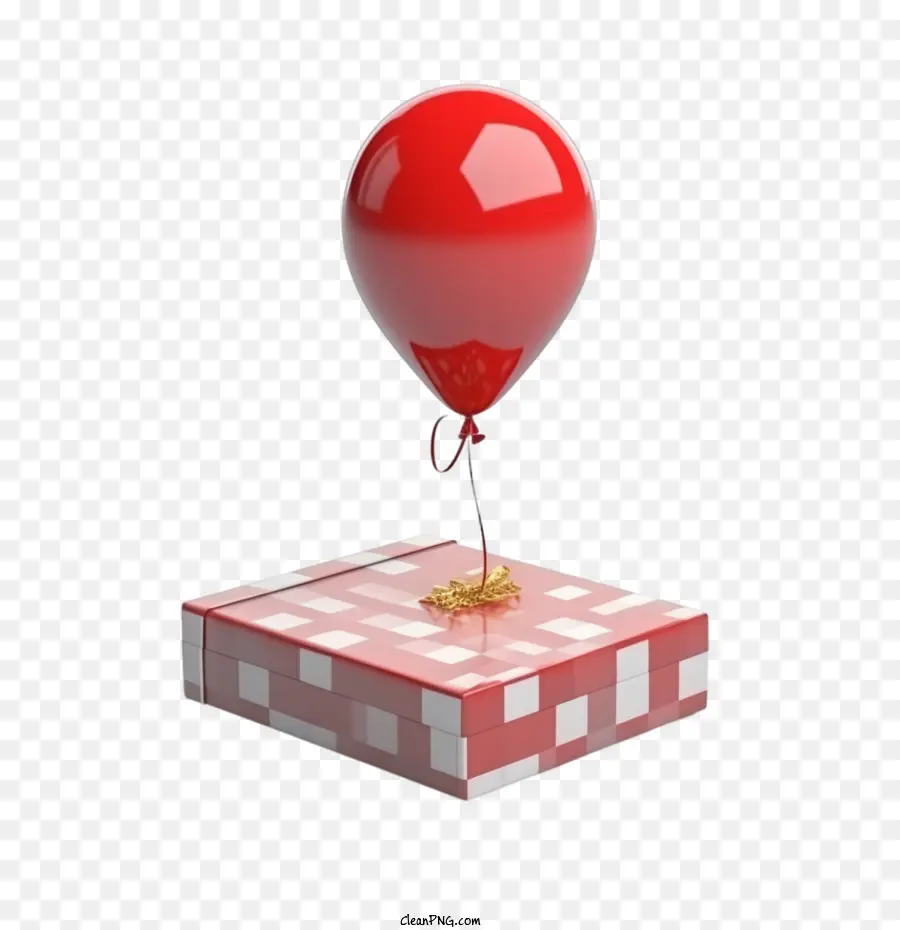Balão Vermelho，Caixa Vermelha PNG