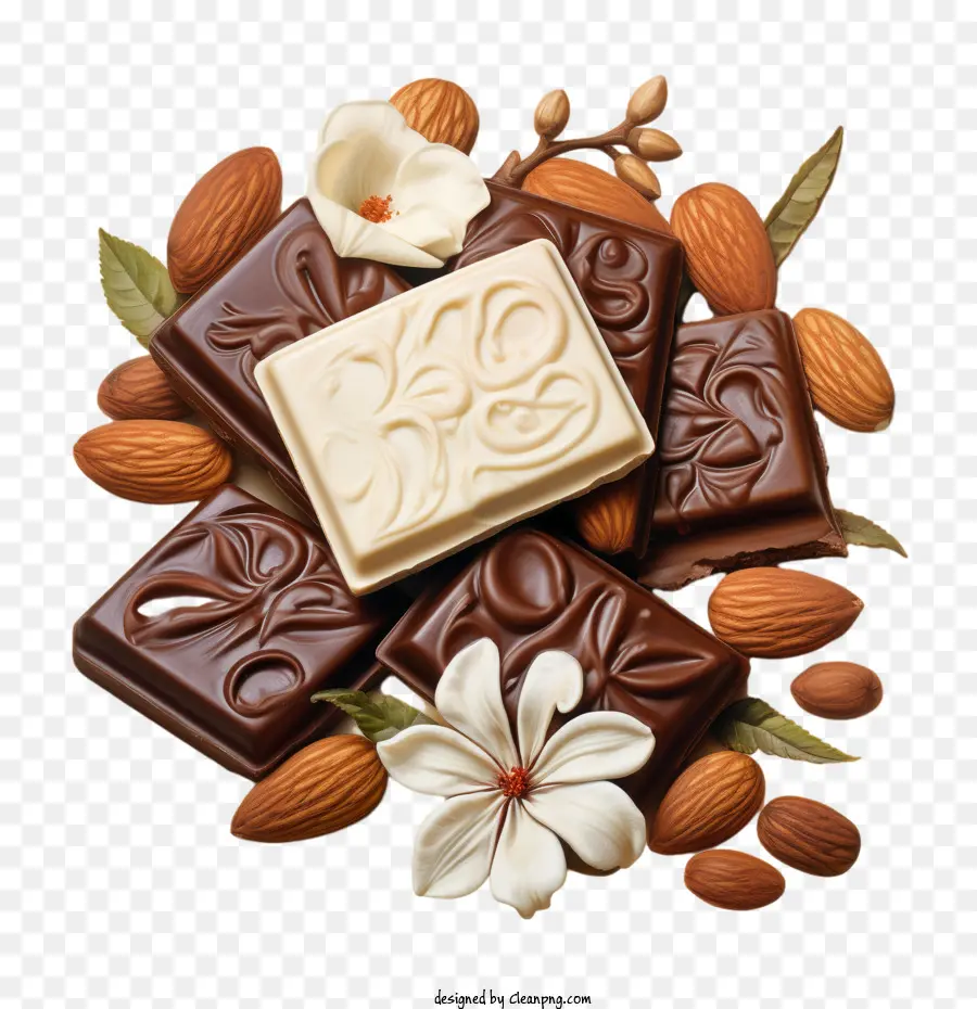 Dia De Chocolate Com Amêndoas，Chocolates PNG