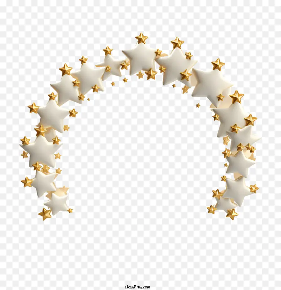 Stars Arch，Branco PNG