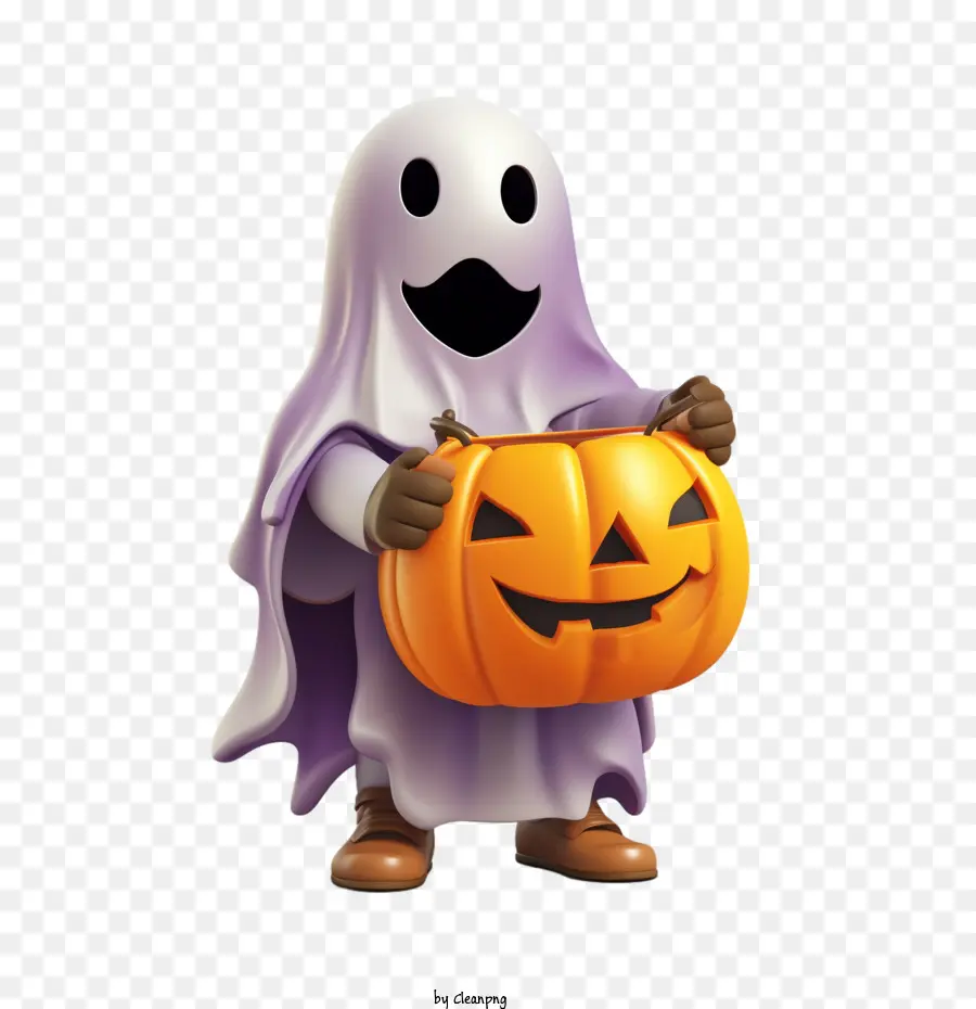 Trickortreating，Fantasma Assustador PNG