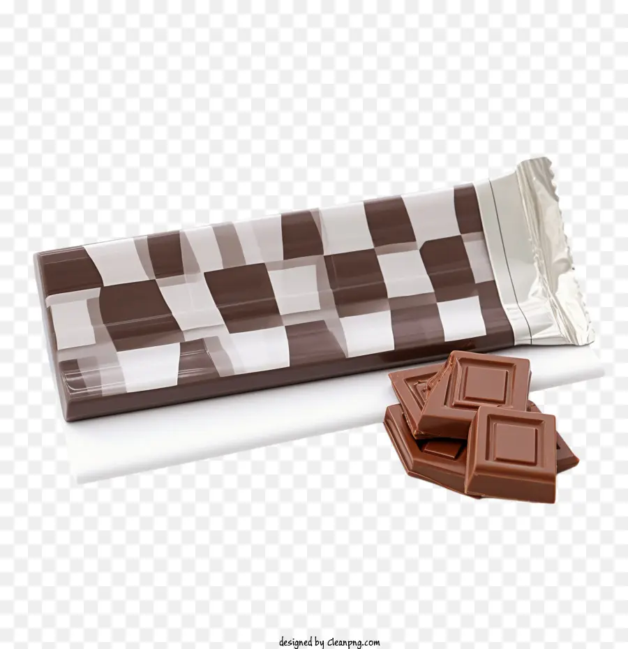 Barra De Chocolate，Chocolate Ao Leite PNG