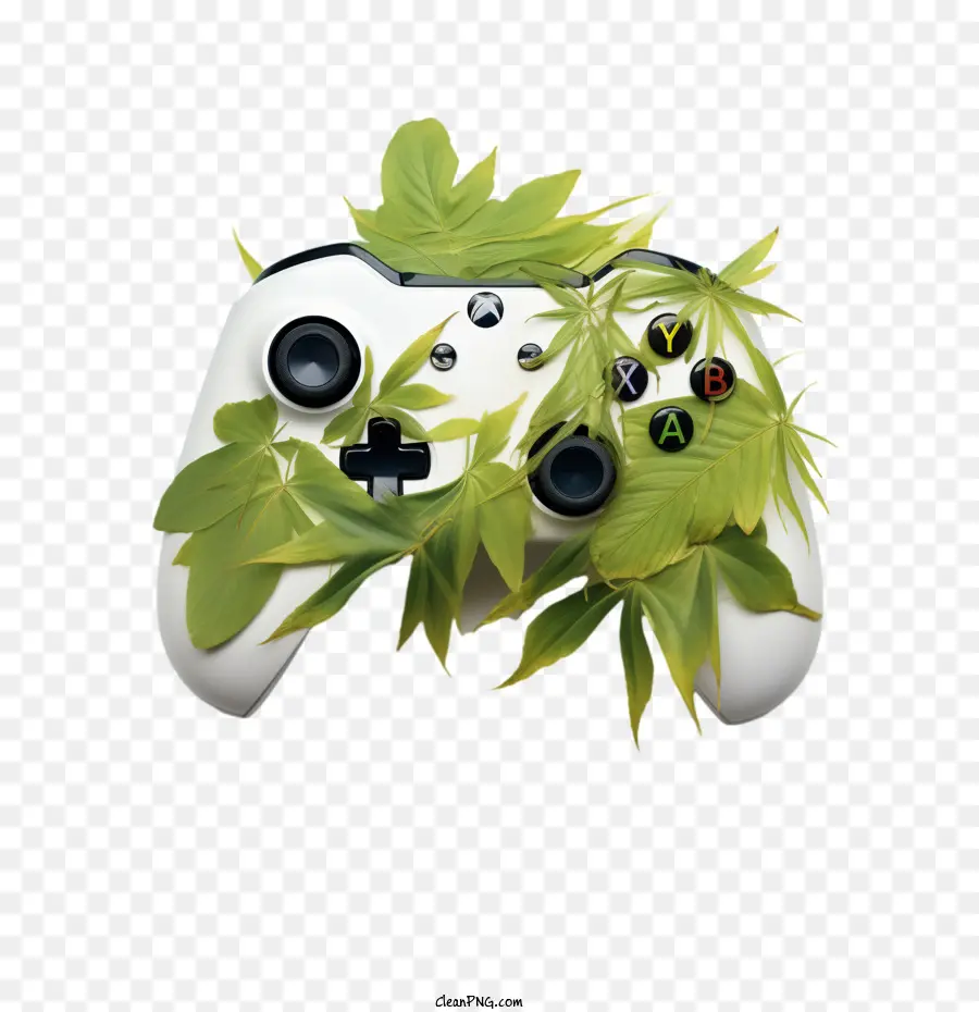 Controlador Xbox，Verde PNG