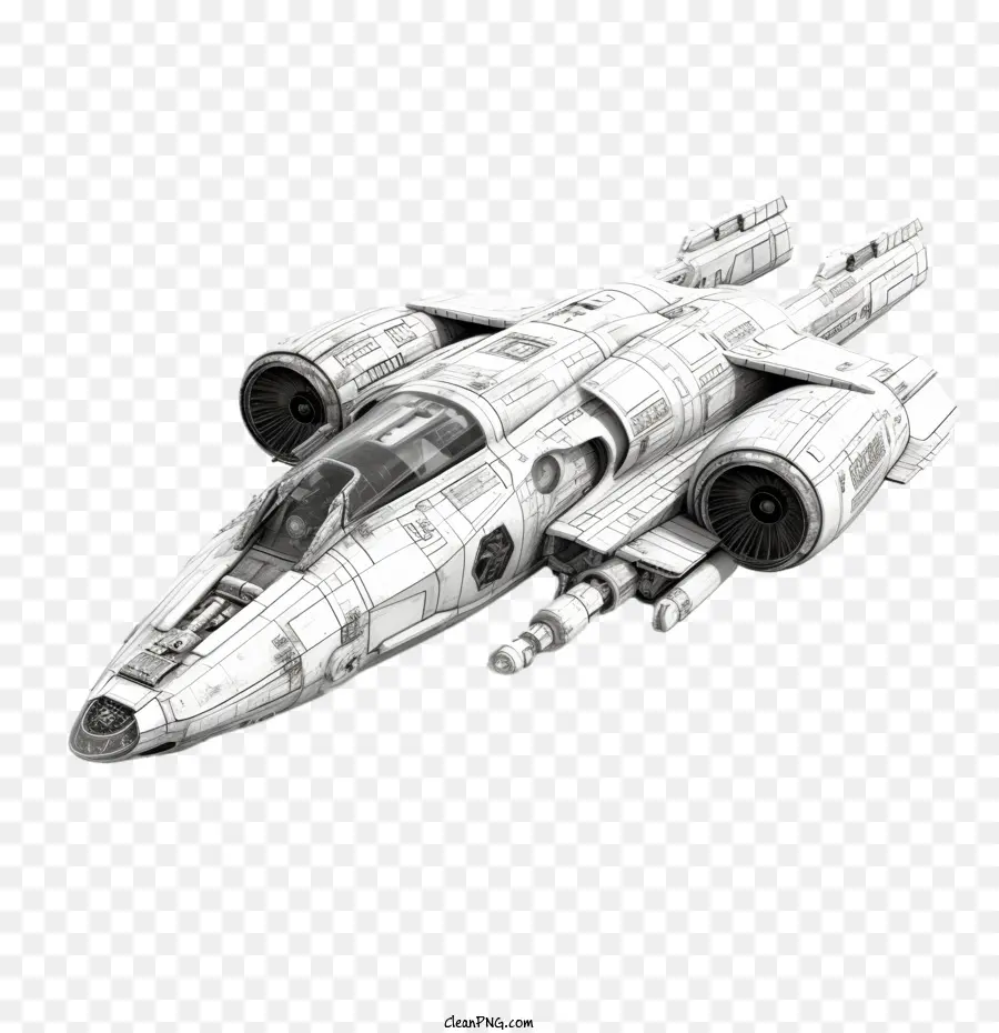 Espaçonave Futurista，Starship PNG