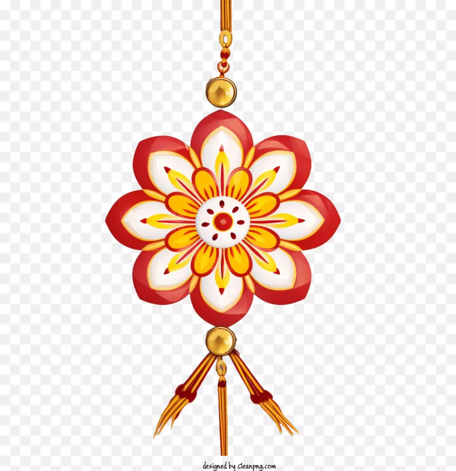 Raksha Bandhan，Flor Vermelha PNG