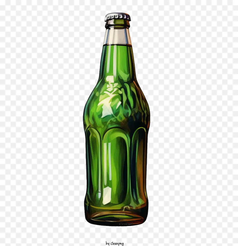 Garrafa De Cerveja，Garrafa Verde PNG