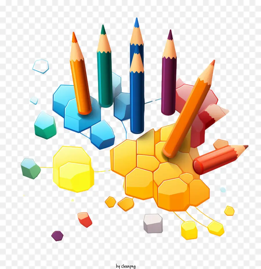 Lápis，Colorido PNG