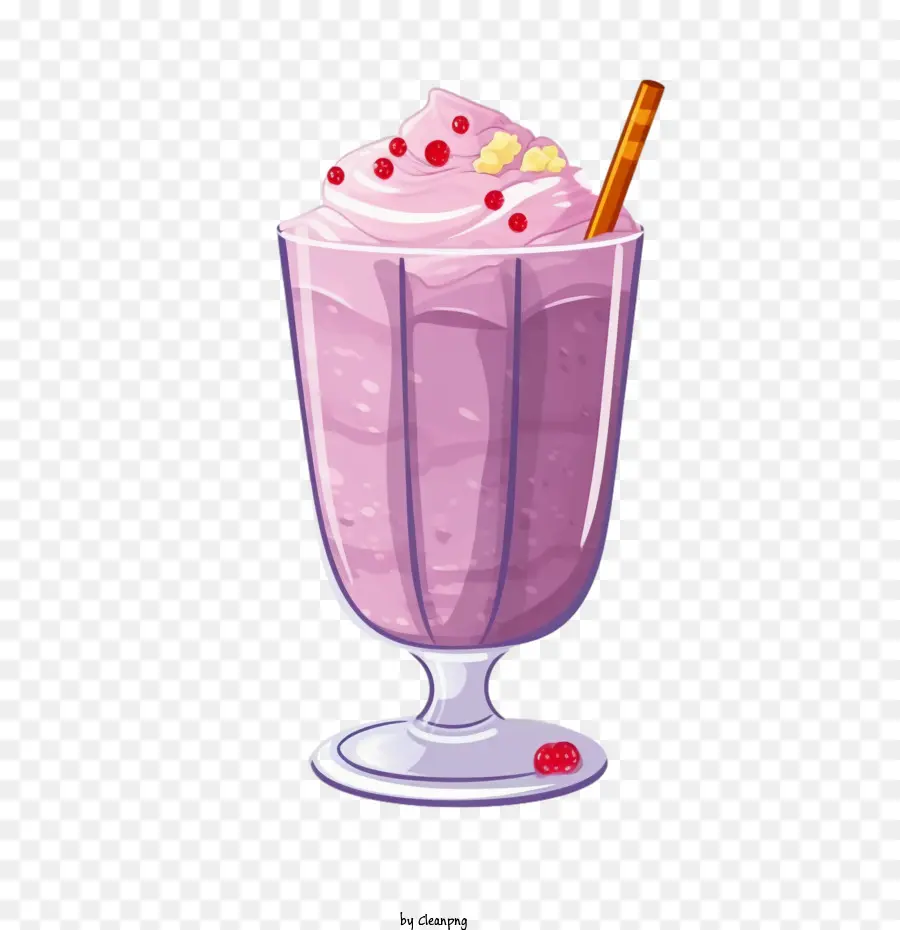 Milk Shake，Milk Shake De Morango PNG