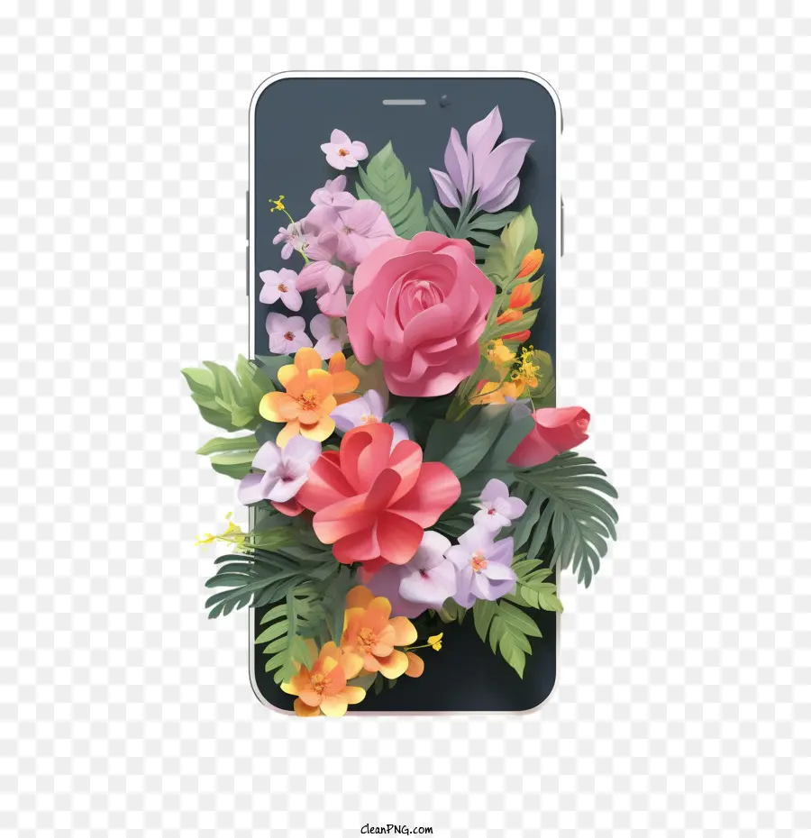 Smartphone，Rosa PNG