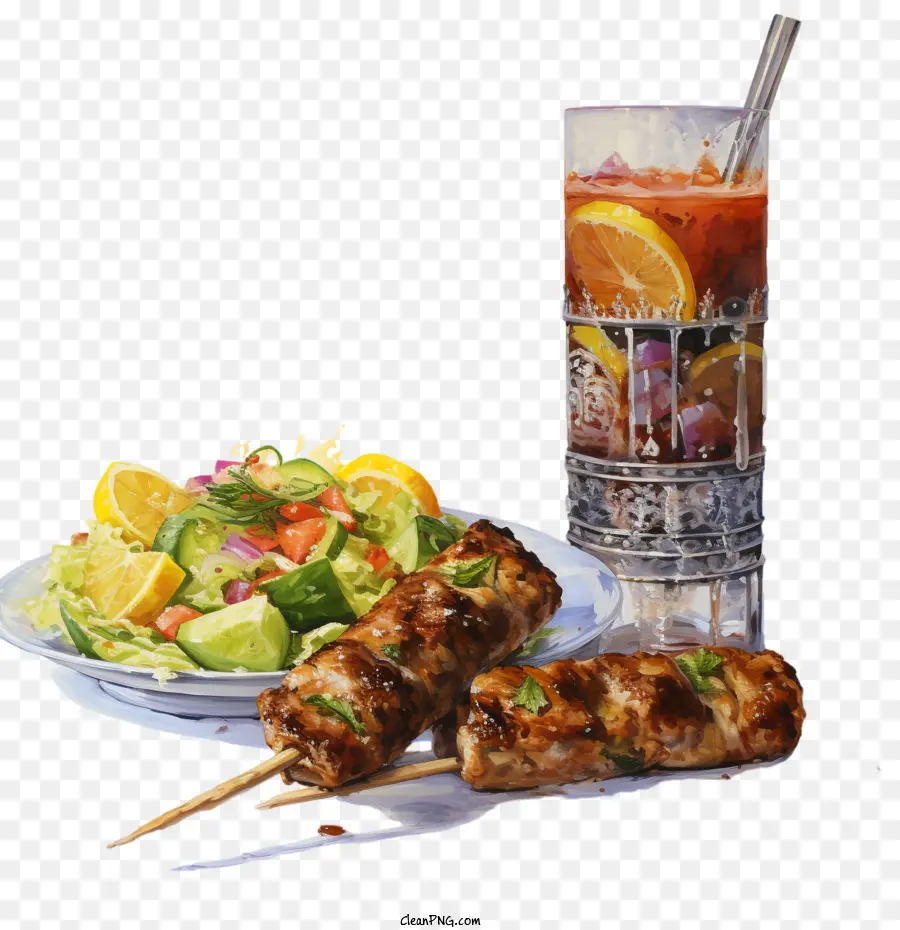 Dia Mundial De Kebab，Salada PNG