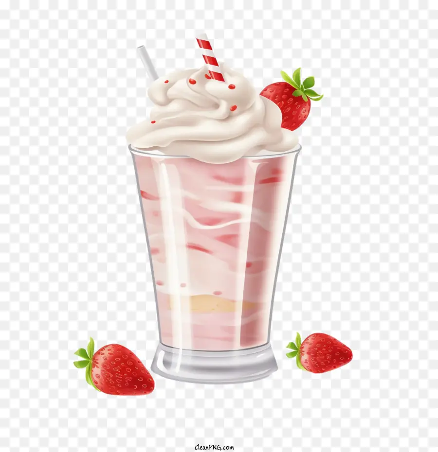 Milkshake De Morango，Milkshake PNG