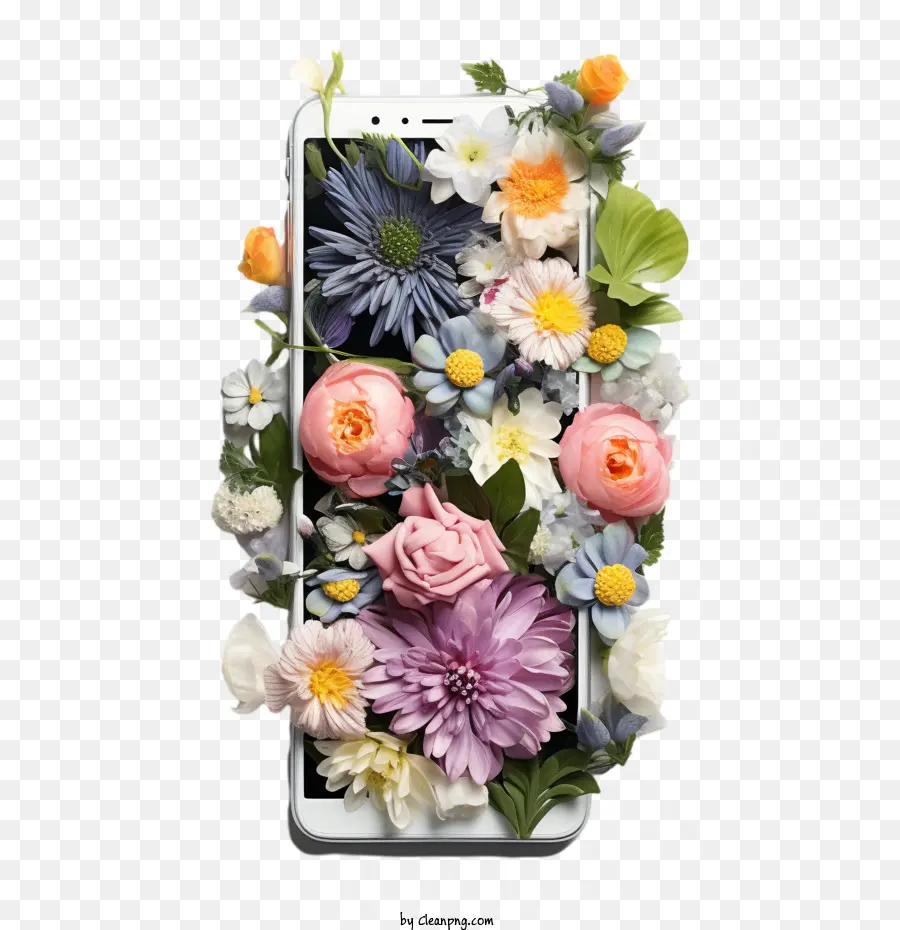 Smartphone，Capa De Telefone Floral PNG