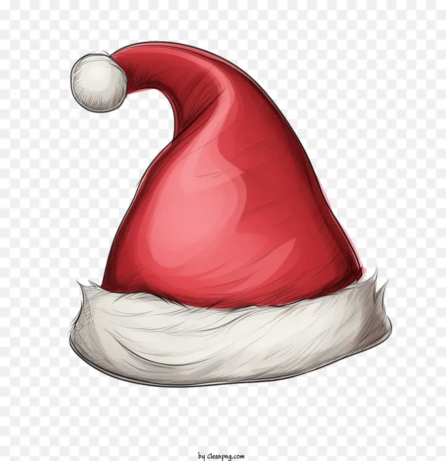 Papai Noel Hat，Chapéu De Papai Noel PNG