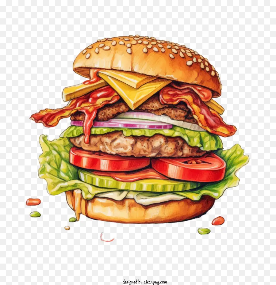 Hamburger，Hambúrguer PNG