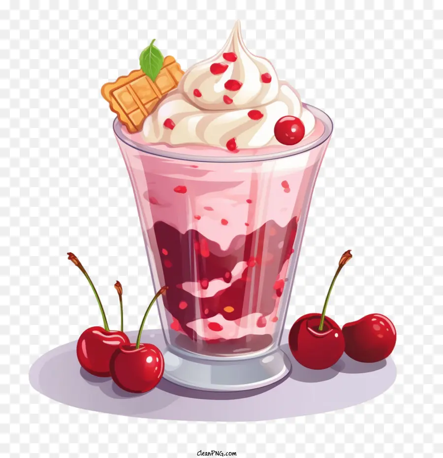 Milkshake，Morango PNG