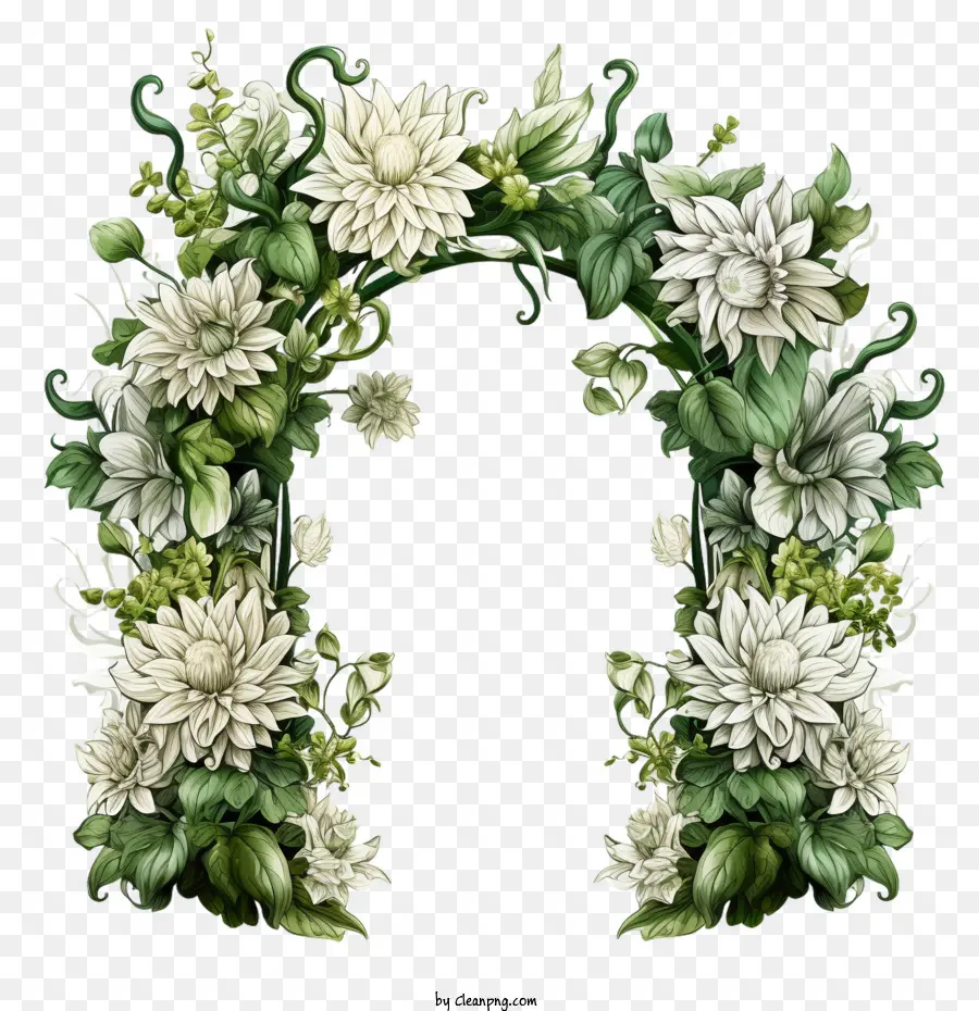 Arco De Flores，Arco Floral PNG