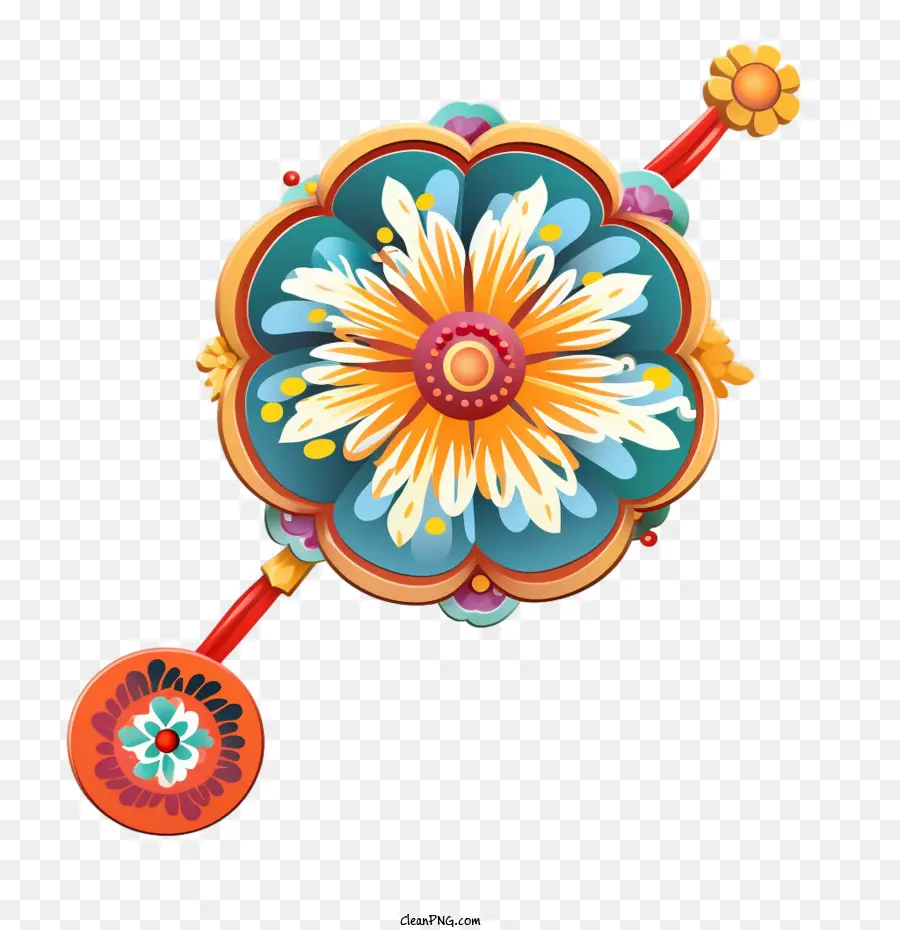 Raksha Bandhan，Rakhi Colorido PNG