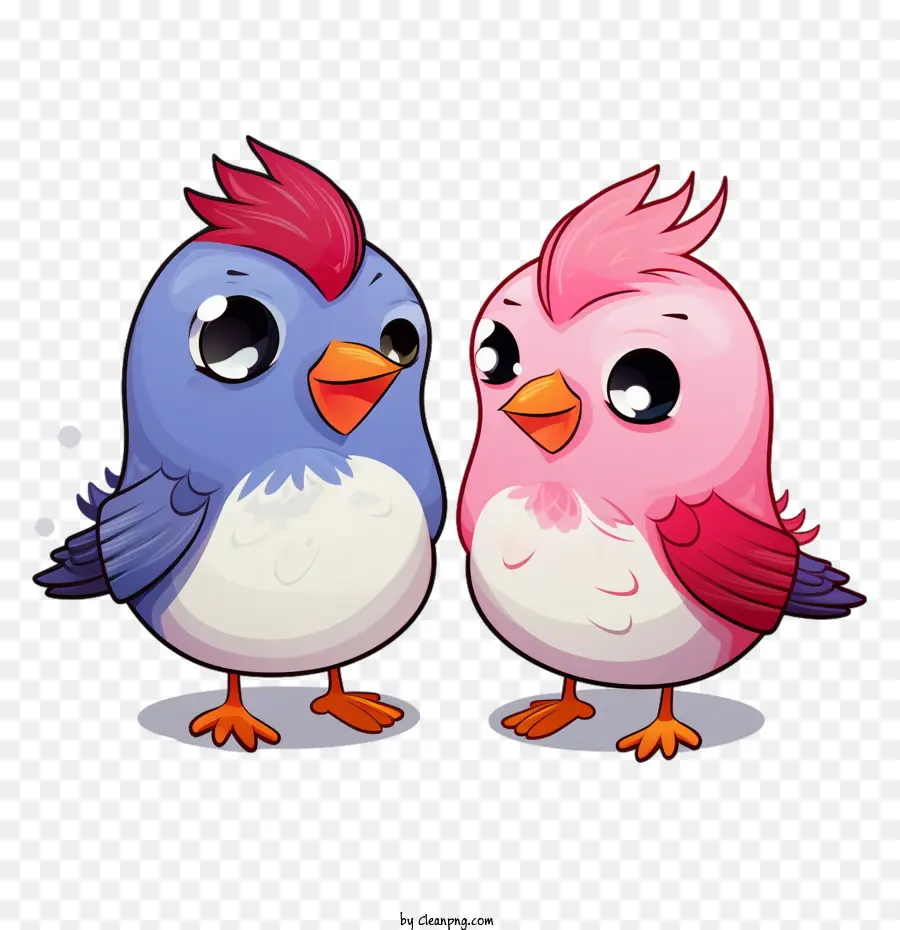 Pássaros Do Amor，Pássaros Bonitos PNG