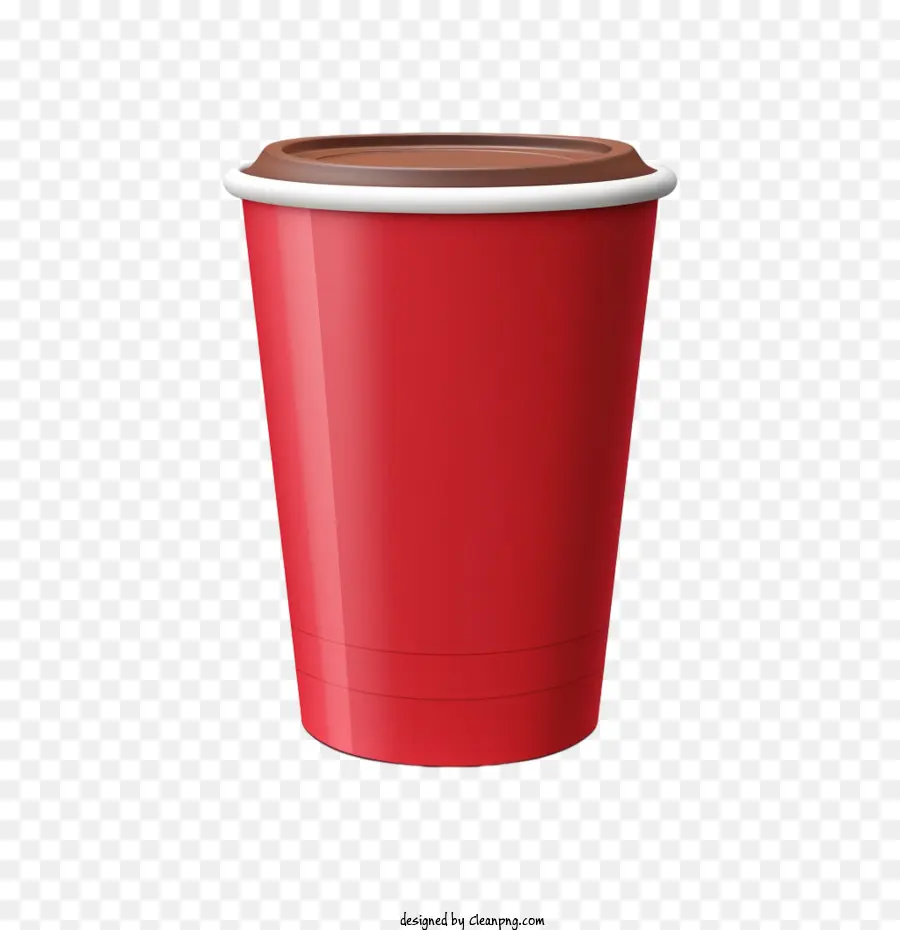 Xícara De Café De Papel，Caneca Vermelha PNG