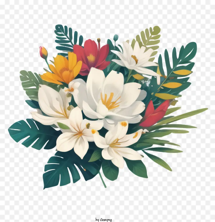 Flores，Flores Brancas PNG