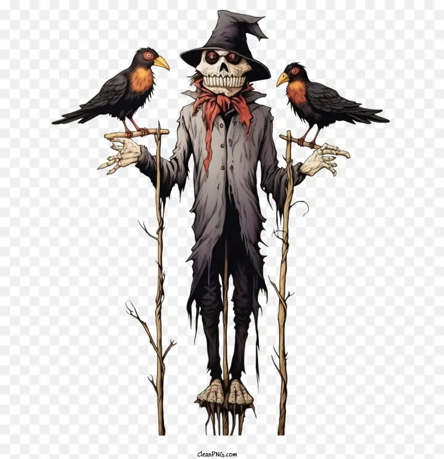 Espantalho，Crow PNG