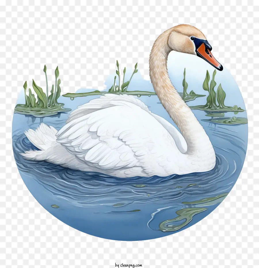 Swan，água PNG