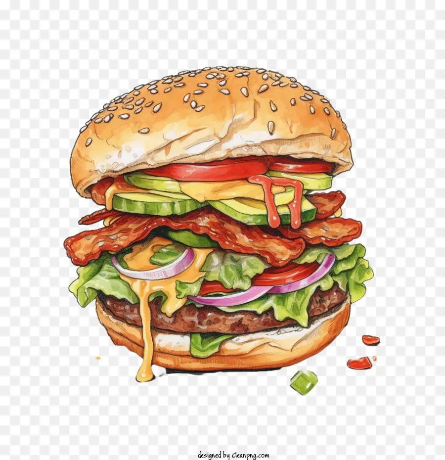 Hamburger，Hambúrguer PNG