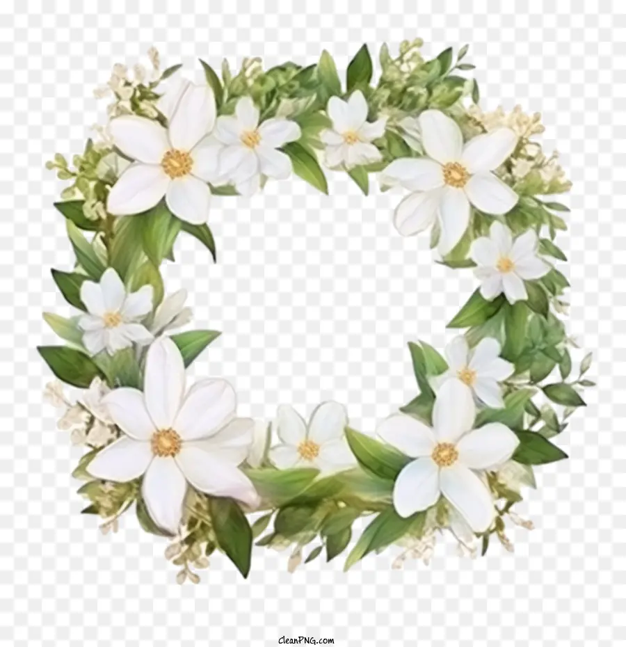 Jasmim Flower Square，Jasmine Square PNG