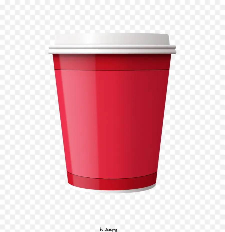 Xícara De Café De Papel，Copa Vermelha PNG