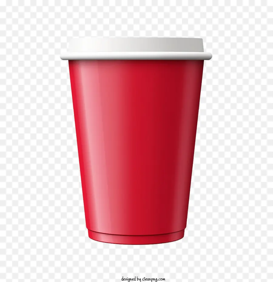 Xícara De Café De Papel，Caneca Vermelha PNG