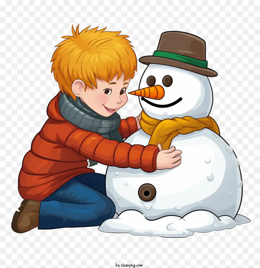 Construindo Boneco De Neve，Bond Building Snowman PNG