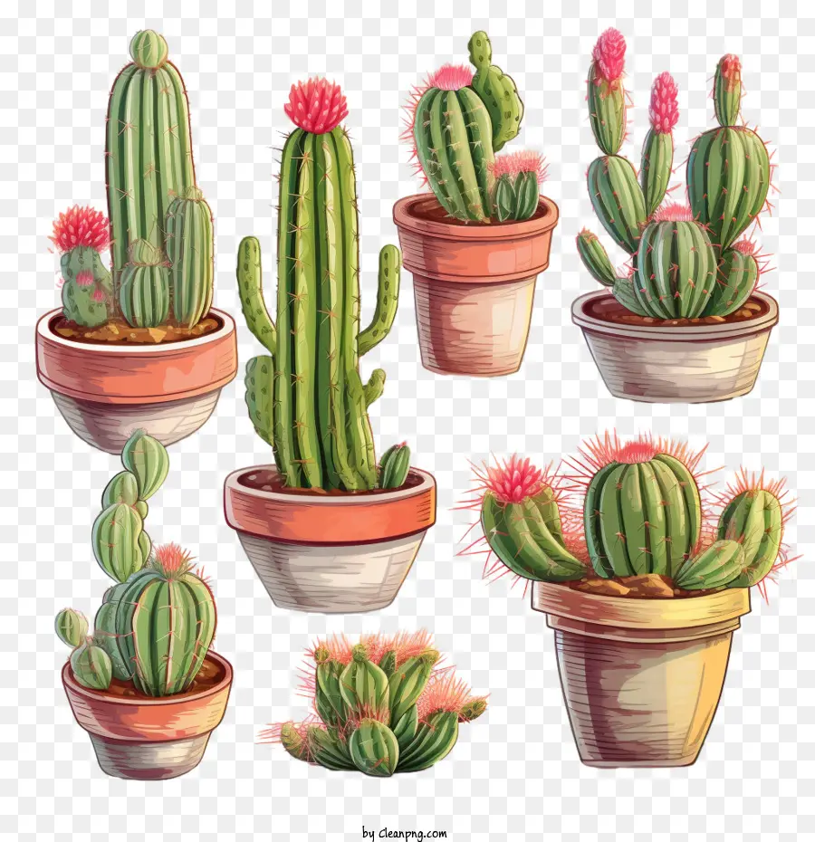 Cactus，Suculentas PNG