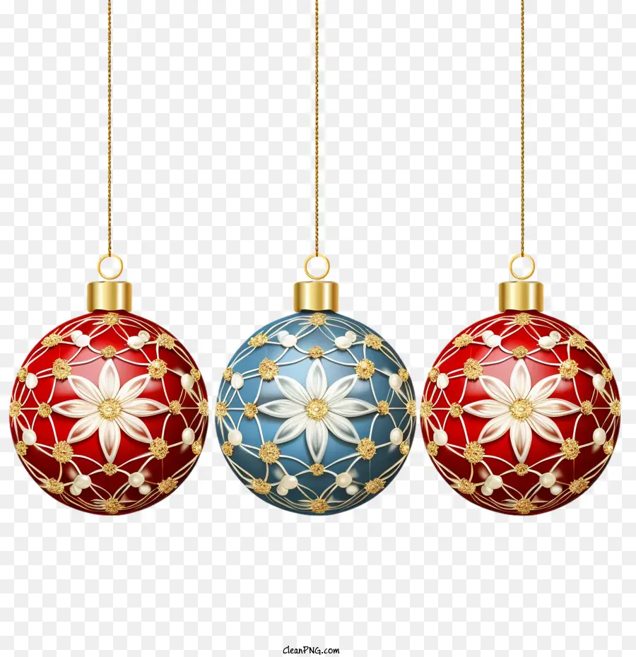 Bolas De Natal，Decorações Do Feriado PNG