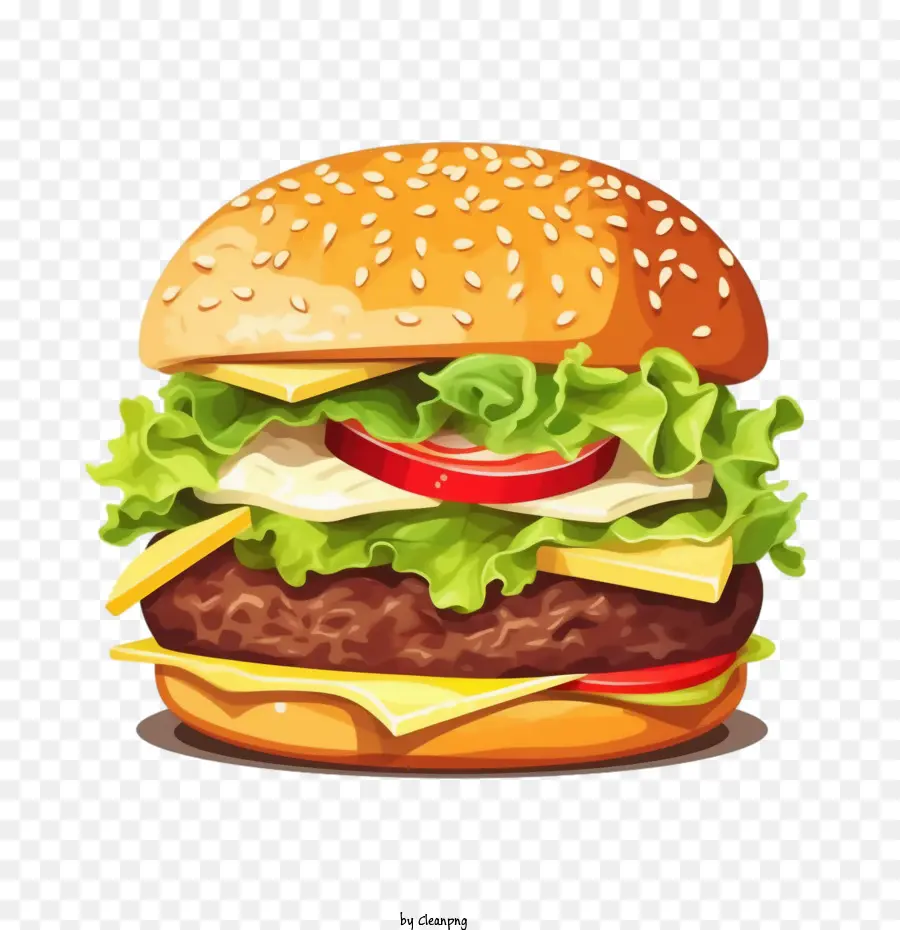 Hamburger，Burger PNG