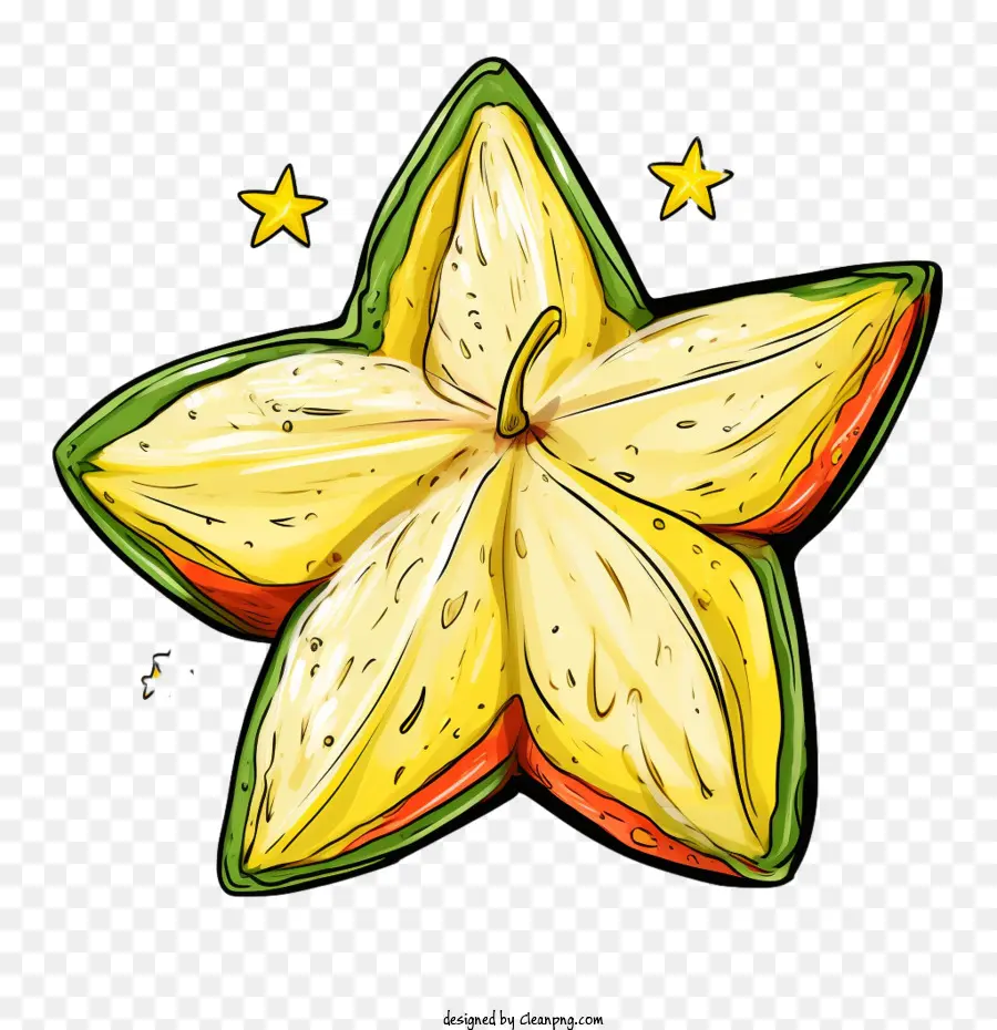 Carambola，Carambola Amarela PNG