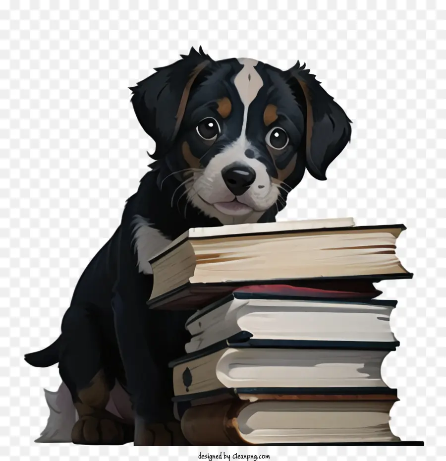 Livro De Leitura，Filhote De Cachorro Fofo PNG