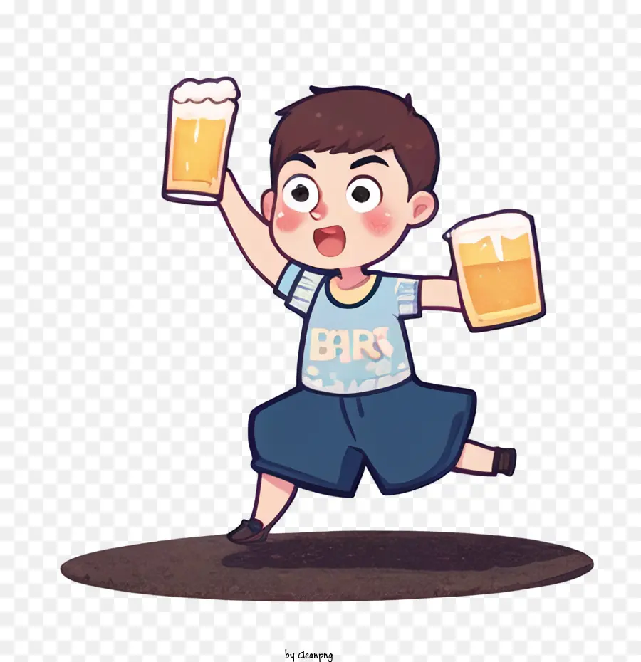 Cerveja，Menino Com Cerveja PNG