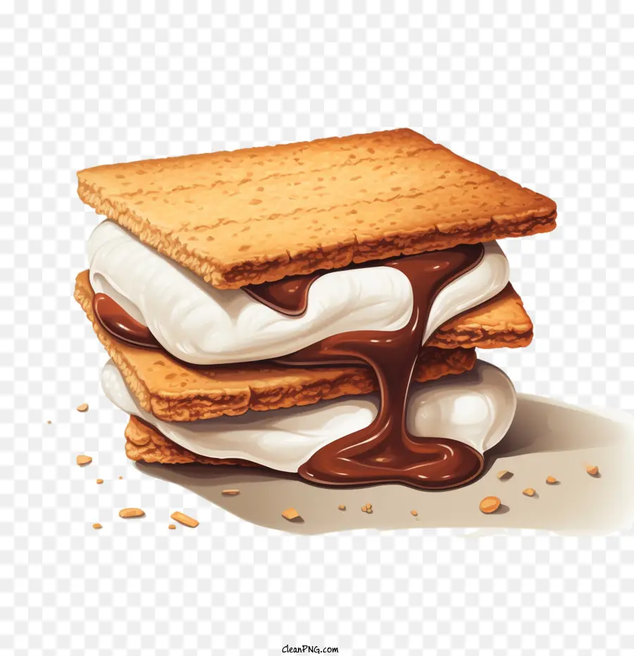 Nacional Smores Dia，Marshmallows PNG