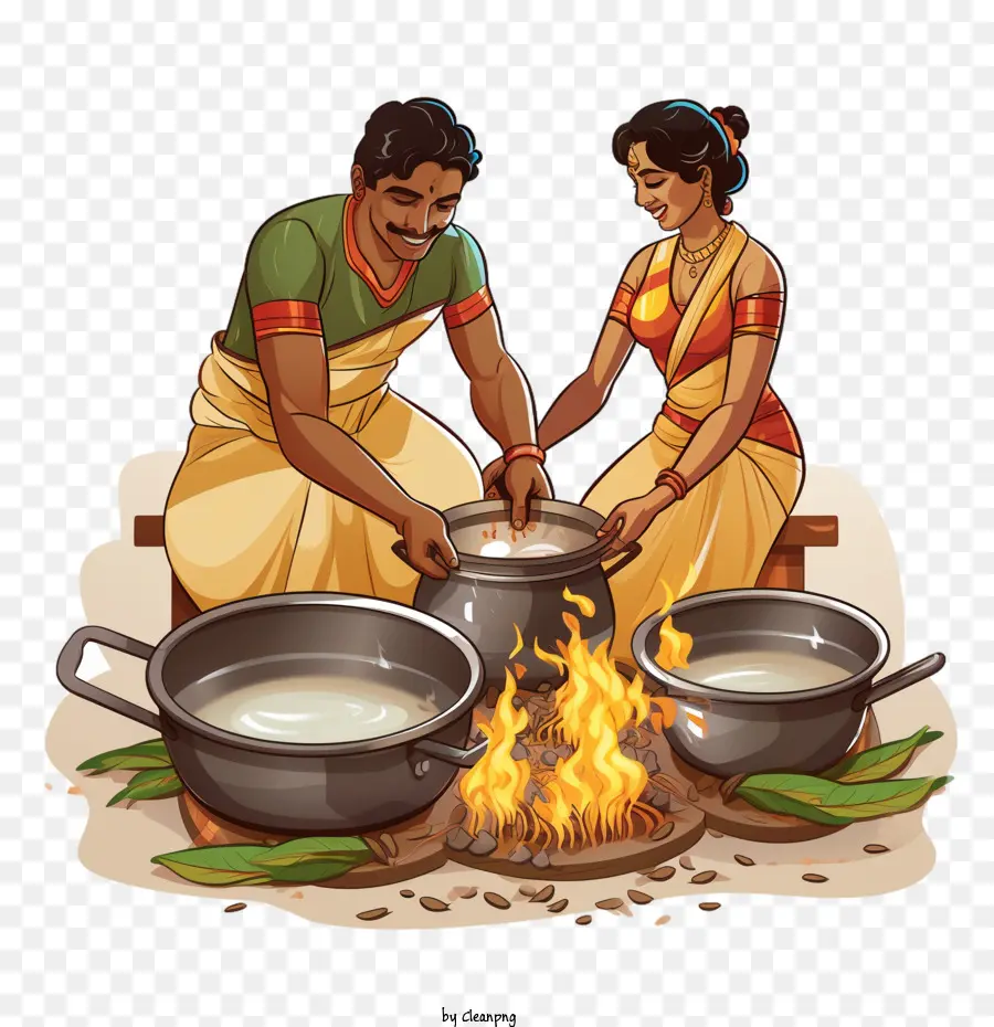 Pongal，Cozinhar PNG
