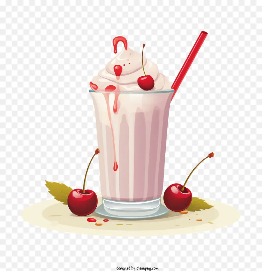 Milkshake，Morango PNG