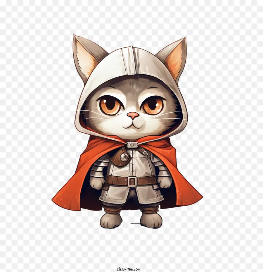 Gato De Desenho Animado，Gato De Capuz PNG