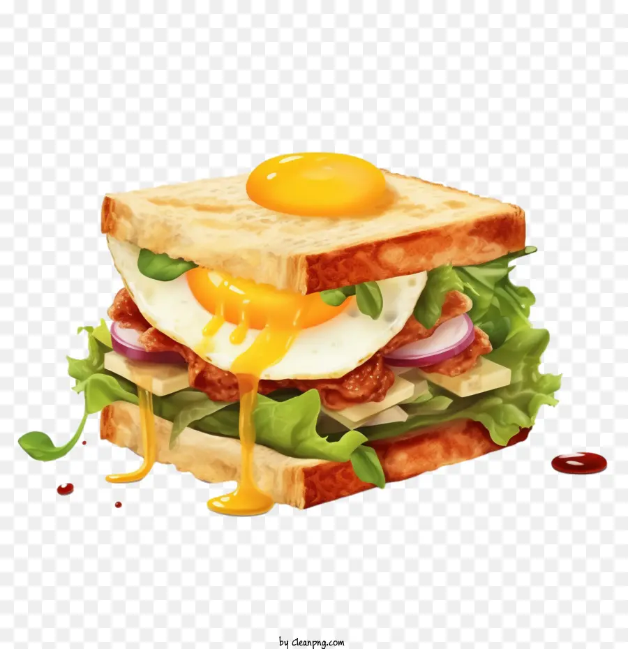 Sanduíche，Bacon PNG