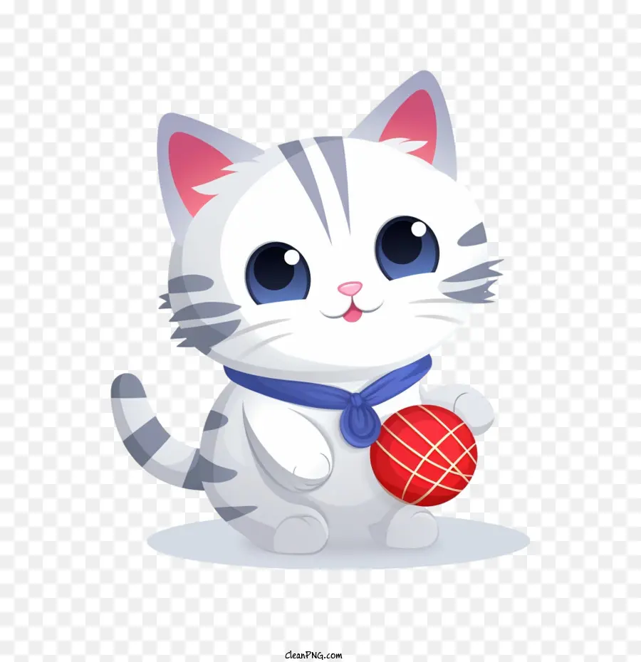 Bola De Fios De Gato，Gatinho PNG