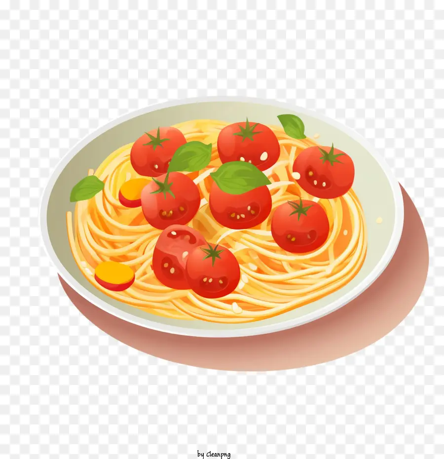 Espaguete，Tomates PNG